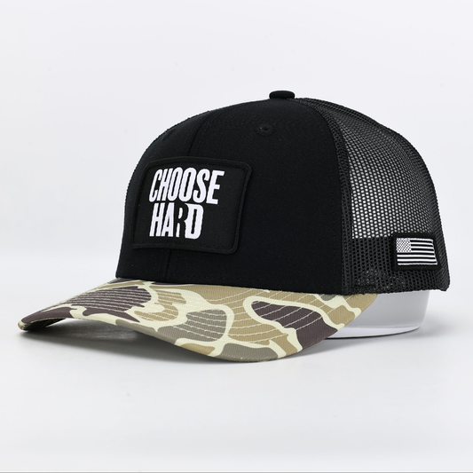 Choose Hard Trucker: Duck Camo